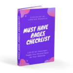 Must have Pages Checklist